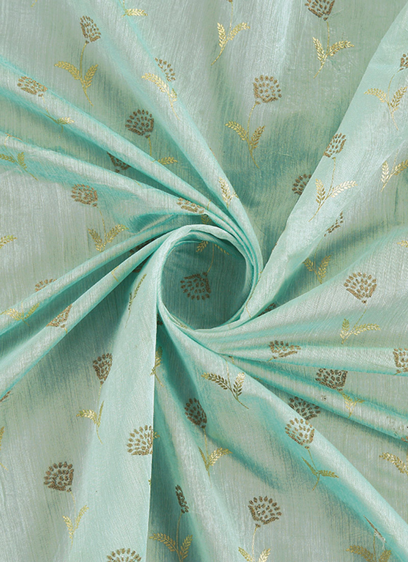 Sea Blue Cotton Fabric
