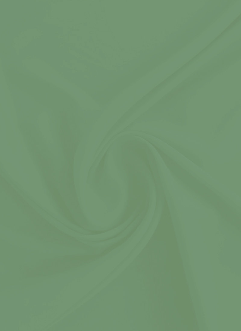 Green Crepe Fabric