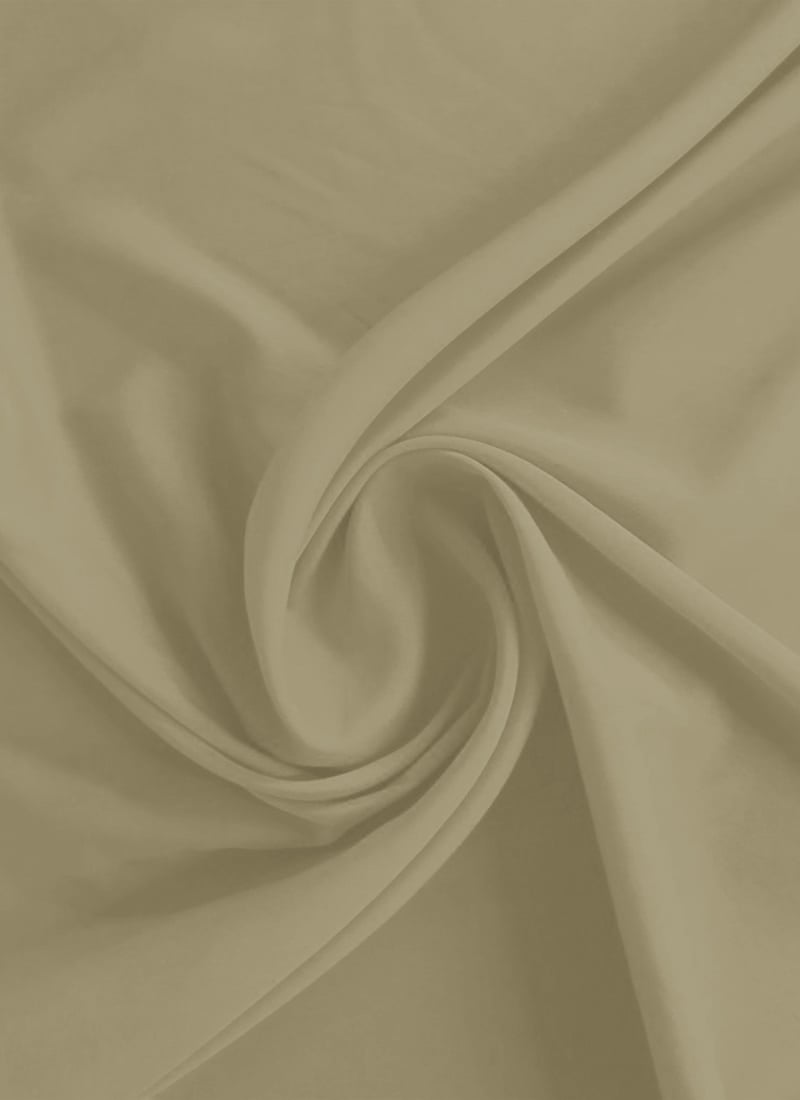 Green Crepe Plain Fabric