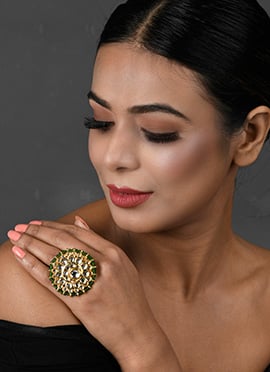 Green Designer Ring