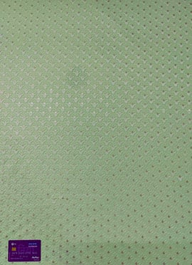 Green Embroidered Georgette Fabric