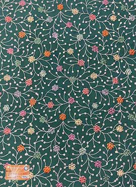 Green Georgette Fabric