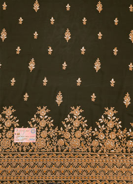 Green Georgette Fabric