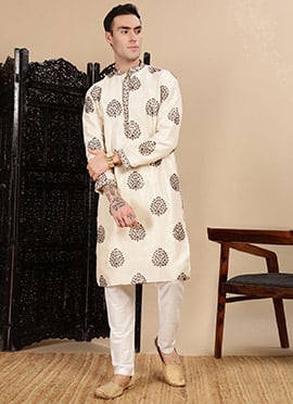 Green Polyster Embroidered Sequins Kurta