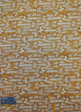 Green Printed Art Silk Cotton Fabric