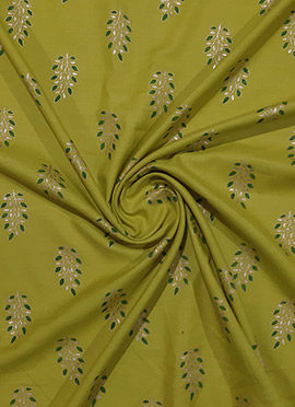 Green Cotton Fabric