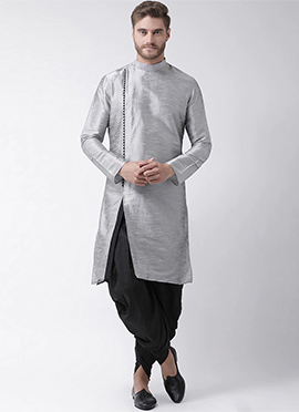 gray kurta design