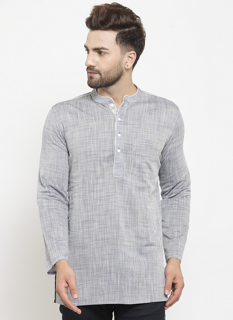 kurta grey colour