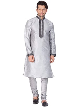 Grey Kurta Pyjama