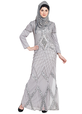 grey abayas