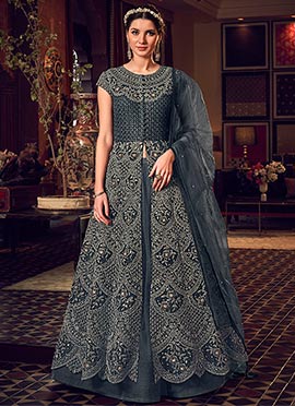 Frock suit with lehenga Clearance