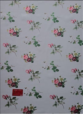 Grey Organza Digital Printed Fabric