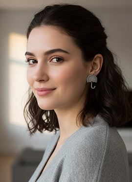 Heritage Inspired Silver Drop Earrings