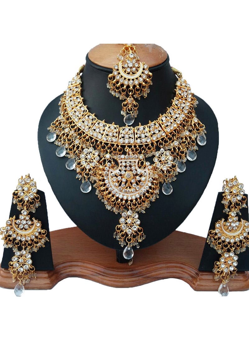 Intricate Kundan Necklace Party Wear