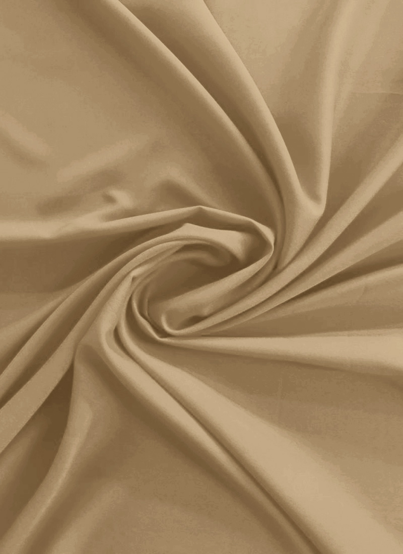 Latte Beige Crepe Fabric