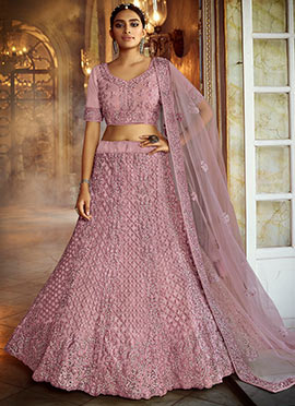 lavender lehenga choli
