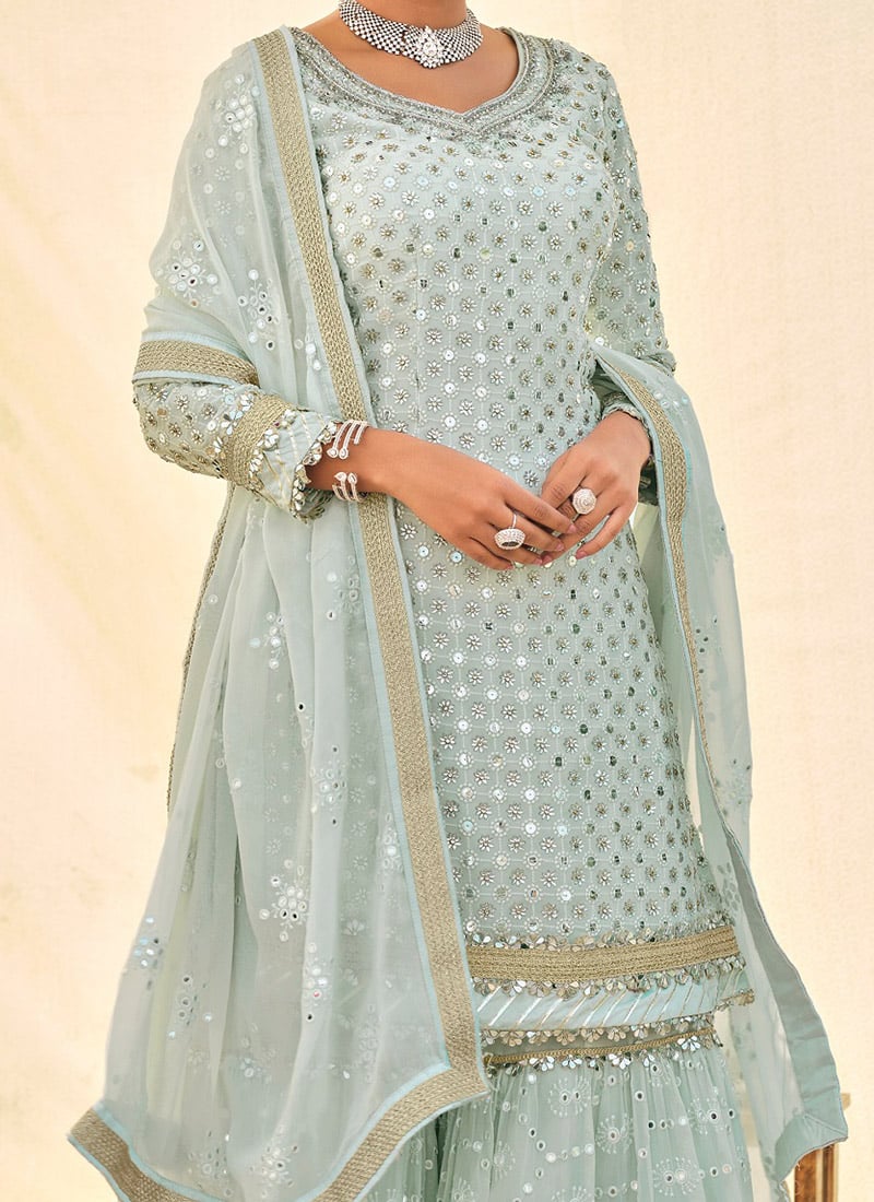 Buy Indian Sharara Suit for Women Online Cbazaar
