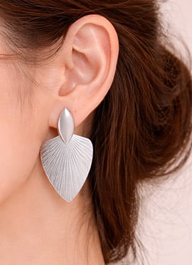 Luminous Silver Statement Drops