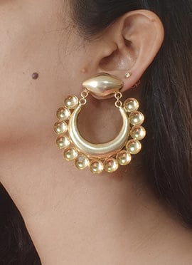 Lustrous Gold Plated Drop