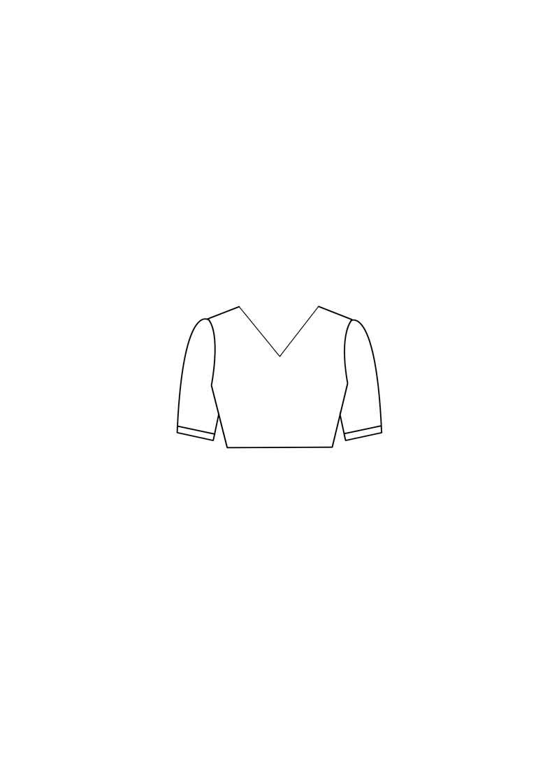 Magenta Embroidered Art Silk Blouse