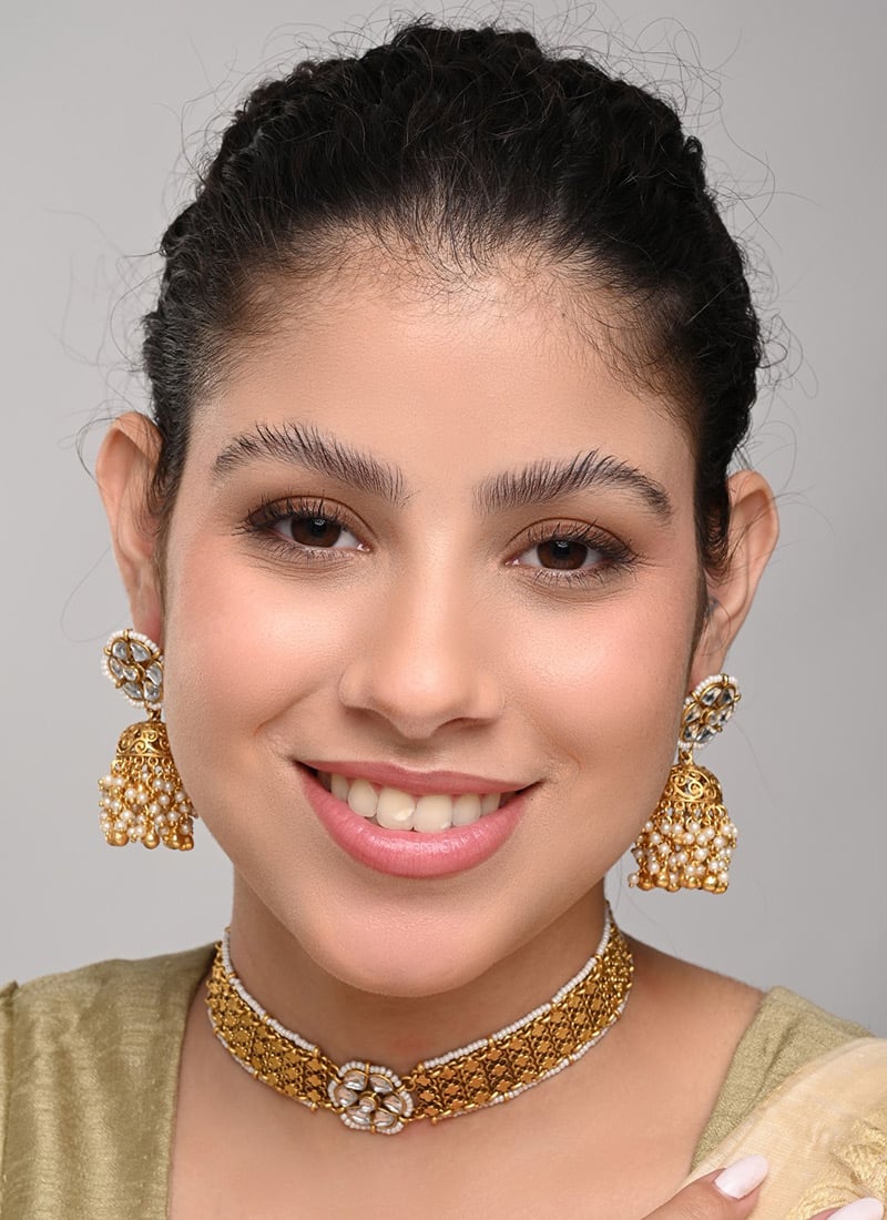 Majestic Gold Kundan Necklace After Six Wear