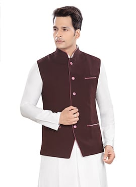 Maroon Nehru Jacket