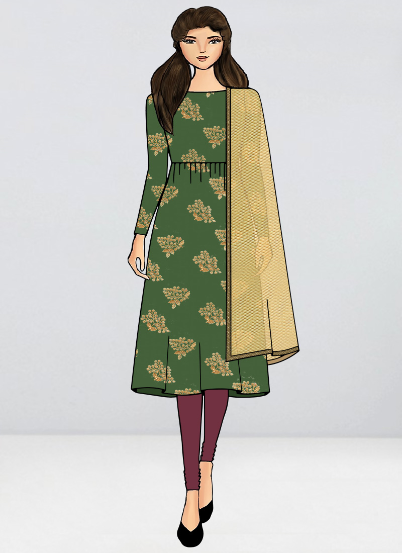 shop ethnovogue maroon n green embroidered boat neck churidar set made to measure dress for women in all sizes slbs02003185 ethnovogue