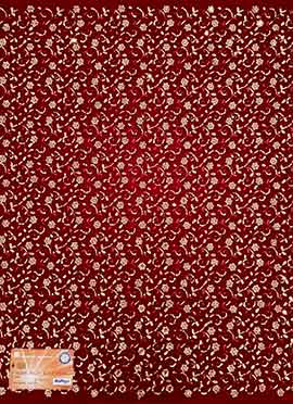 Maroon Net Fabric