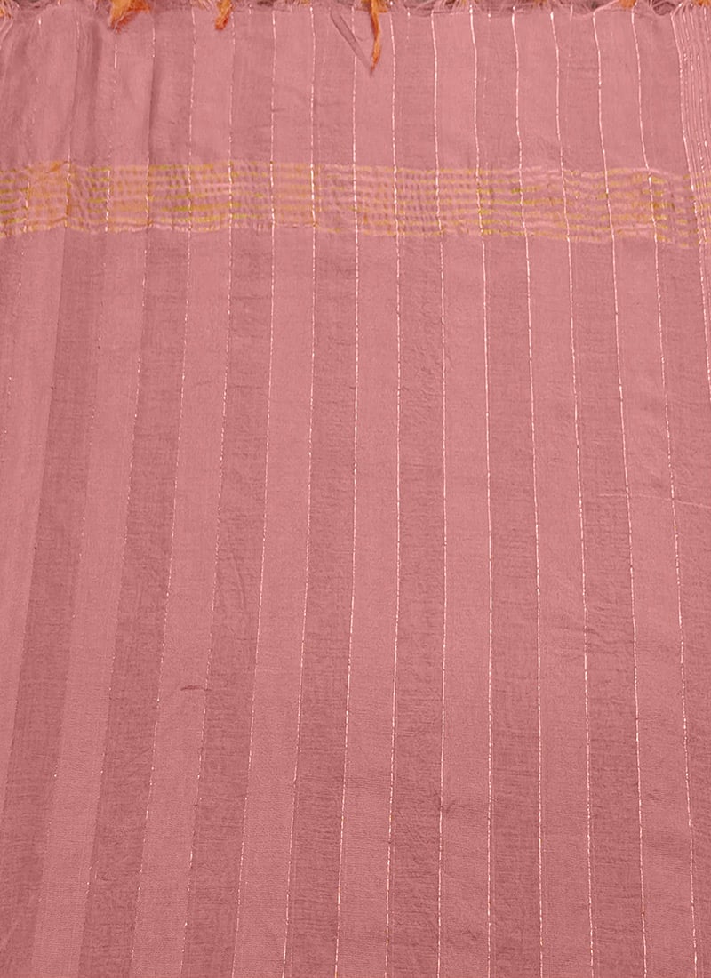Mauve Cotton Zari Dupatta After Six Wear