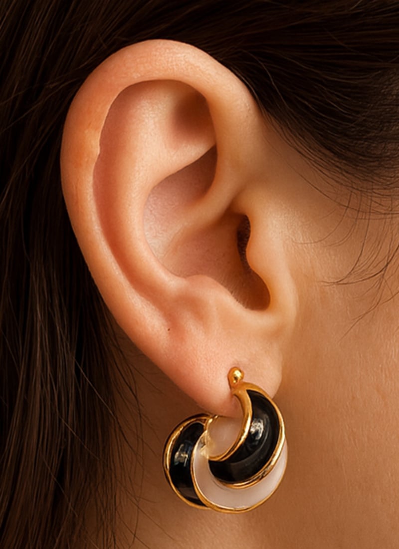 Midnight Black Classic Hoops After Six Wear