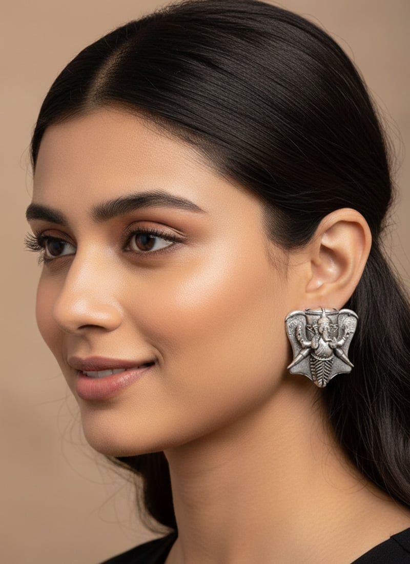 Minimalist Silver Drop Earrings After Six Wear