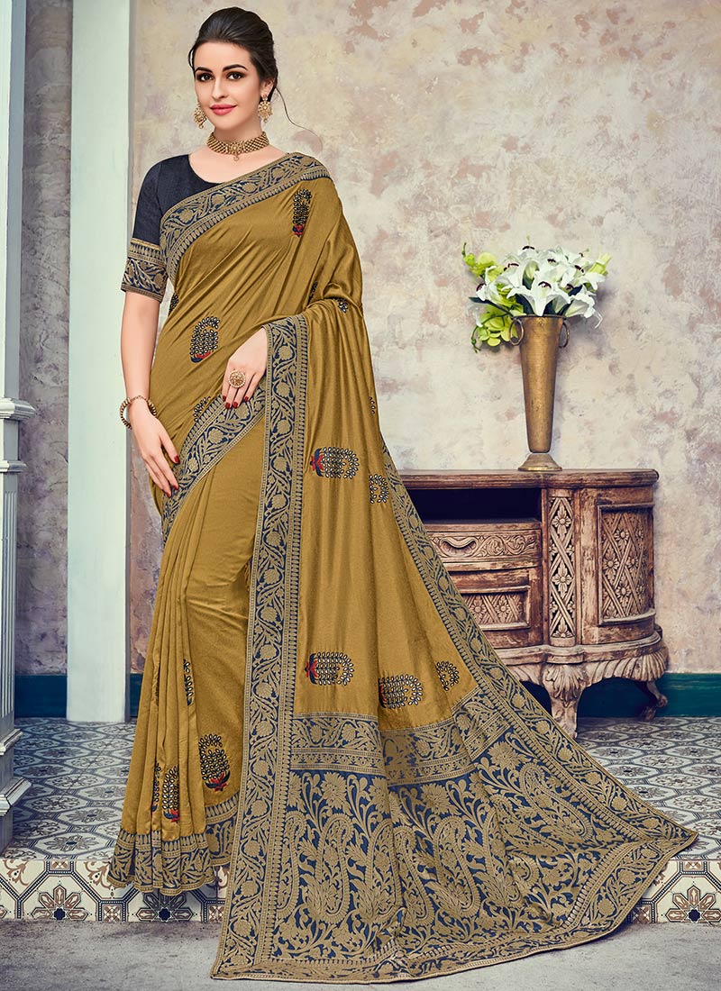 Buy Moss Green Zari Woven Saree, Zari, sari Online Shopping SASBHLRM61203