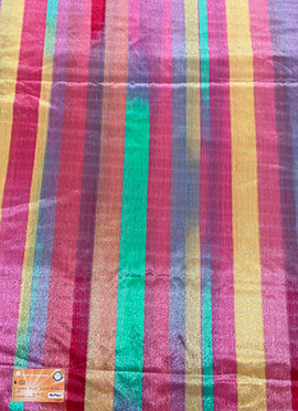 Multicolor Chinon Digital Print Fabric