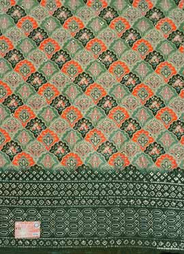 Multicolor Chinon Embroidered Fabric