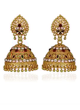 Multicolor Jhumka Earrings