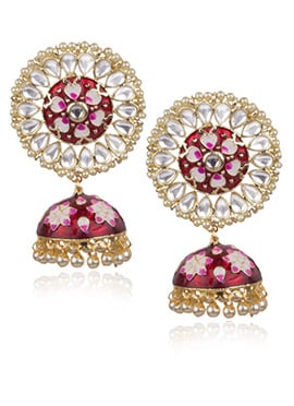 Multicolor Jhumka Earrings