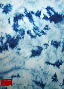 Multicolored Chinon Fabric