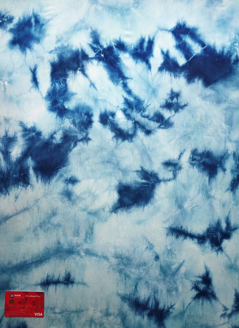 Multicolored Chinon Fabric