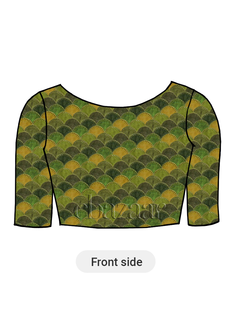 Multicolored Embroidered Custom Designed Blouse Party Wear