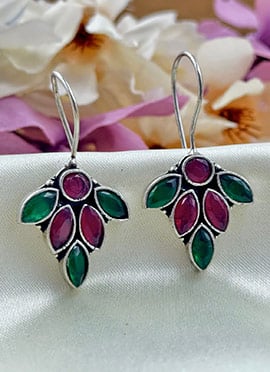 Multicolored Kundan Drops