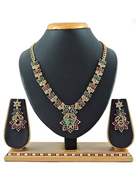 Multicolored Necklace Set