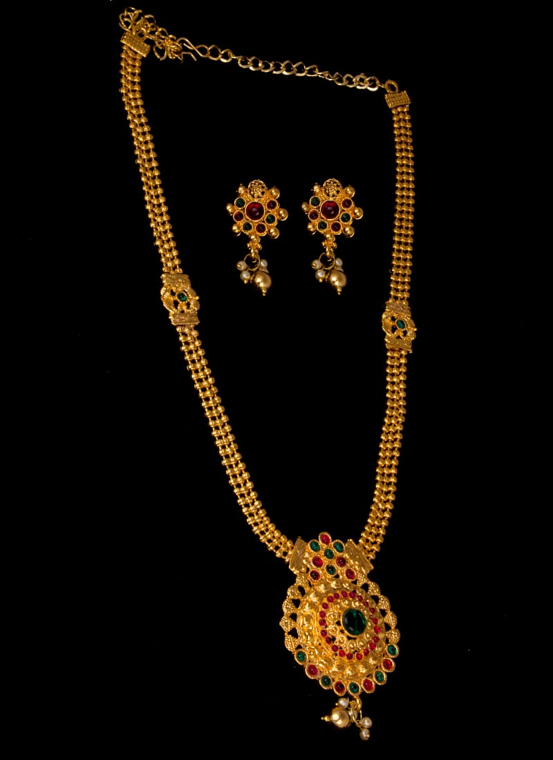 Multicolored Necklace Set Party Wear