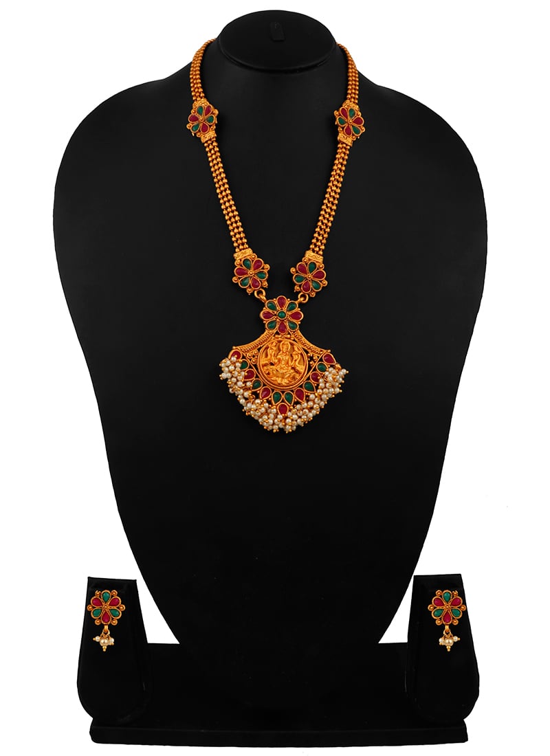 Multicolored Necklace Set Party Wear