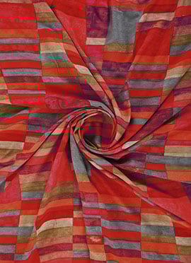 Multicolored Rayon Fabric