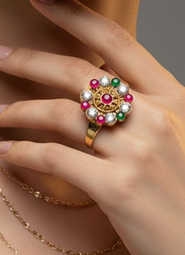 Multicolored Stones Ring