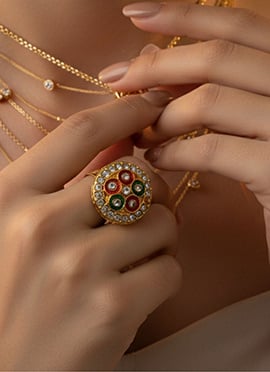 Multicolored Stones Ring