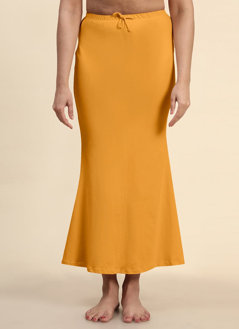Mustard Polyester Shapewear After Six Wear