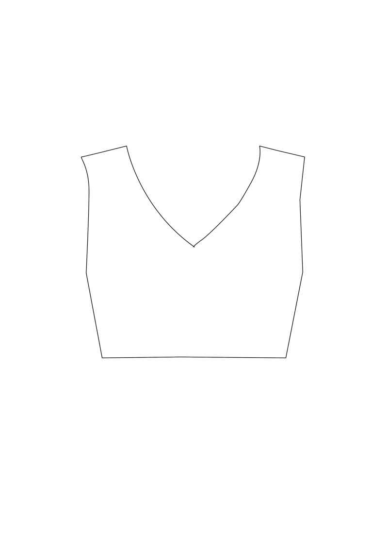 Navy Blue Art Silk Embroidered V Neck Blouse Festive Wear