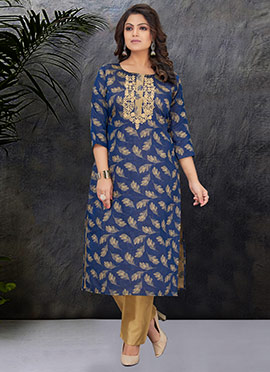 Latest Kurta Straight Pant Set Online