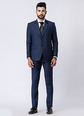 Navy Blue Men Suit